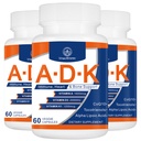 ADK 维生素补充20000 IU - 心脏、骨骼健康和免疫支持维生素A、D3和K1的高发性维生素A、D3和K1