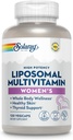 SOLARAY Liposomal 多维明用于妇女,强化吸收,高发性w/Iron,维生素D,维生素C,B12,Biotin,CoQ10,免疫支持,骨质健康,Vegan,60名服务员,120名VegCaps