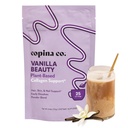 Copina Co. Vanilla Beautiful Vegan Collagen 奶油奶粉: 植物基Collagen 支持滑油饮料 Vegan Creamy Blend QQ Vanilla Flavor 1 Bag - 每袋25份服务