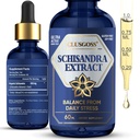 Schisandra Drops, 有机Schisandra Berry 支持和肝脏健康、压力和脂肪救济、无酒精和无糖, Vegan