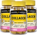 MASON NATURAL Collagen Gummys - 支持健康皮肤,骨骼和关节,热带火焰,科舍,60 Gummys (第3包)