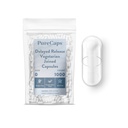 纯Caps USA - 空的蔬菜 Vegan Pill Capules 尺寸 0| 1000 加入 Pills| Clear| Non-GMO Certification| SLS, Gluten, 防腐自由