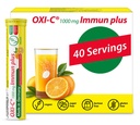 T&D Oxi C 1000 mg 维生素C - 40 Vegan 饮料 Effervescent 药片 - 橙色火焰 - 德国制造