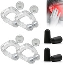 Acupeace Tinnitus 救济装置, Auricalm Tinnitus 救济装置, Tinnitus 救济环耳, Tinnitus Ear Cuff Set 停止耳环(2Pairs)
