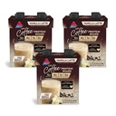 Atkins Iced Coffee Vanilla Latte Protein Shake, 15g 蛋白质, 低甘油, 4g Net Carb, 1g 糖, Keto 友好, 12包11 f Oz