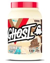 GHOST Whey Protein Powder, Milk Chocolate - 2LB, 25G of Protein - Whey Protein Blend - ­Post Workout Fitness & Nutrition Shakes, Smoothies, Baking & Cooking - Soy & Gluten-Free