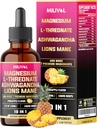 10in1 硫化镁 L-硫酸甘油液滴与 Ashwagadha, Lions Mane & 7 More Herbals - 1 Fl Oz - Pineapple Flavor