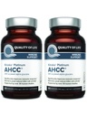 生活质量 AHCC Kinoko Platinum 750 mg – Premium Immune 支持补充 - 包装2,60个瓶子