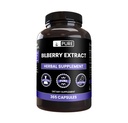 纯原始原料 Bilberry 提取器(365 Capsules) 无镁或水稻填充器, 永远纯净, 实验室验证