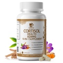 10in-1 Cortisol 配有镁、Ashwagandha、Chamomile、L-Theanine、Phosphatidylserine、St. John's Wort、Astragalus、维生素C和D3,供男性使用,120 Vegan Capsules 2个月,非GMO