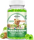 Liposomal Kids Magnesium Gummys - Magnesium Glycincium Gummys for Kids Supplement-w/Omega-3,维生素B6,D3-支持冷静压力缓解,骨骼,Mood,绿色苹果 & Kiwi Flavor, 60 Counter