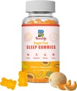5 mg Melatonin Gummys,成人睡眠支持,Melatonin睡眠补充,60 Cantaloupe-Flavored Gummys
