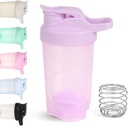 D.Y.A 16oz Shaker瓶,Leak Proof Sports Shaker Cups for 蛋白质摇摆,Shaker瓶用于预选工作和前往Go的旅行,BPA 自由与轻松清洁 蛋白质摇摆瓶,紫色