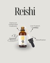 Reishi蘑菇丁香补充剂 -- -- 支持休息和放松的双重提取水果体 -- -- 2 fl oz(60架)*