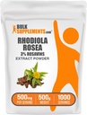 Bulk Supposes.com Rhodiola Rosea 提取 - 3% Rosavin, Rhodiola 提取 - Rhodiola 根提取 - Rhodiola 补充 - Rhodiola 粉末 - Vegan, 每人500毫克,500克(1.1磅)