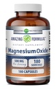 (原始内容存档于2019-03-05) (英语). Excelligence Formulaments Magnesium Oxide Supplements | 500 Mg Per Service | 180 Capsules | 非GMO | Gluten-free | | | |  USA 美国制造.