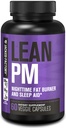 Jacked Factory Lean PM Night Time Fat Burner, 睡眠援助补充剂, & Appetite Supplements for Men and Women - 60 兴奋剂-无脂蔬菜减肥药