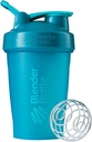 BlenderBottle Classic Shaker Bottle Protein Shakes and Pre Workout, 20 - Ounce, Teal 最佳蛋白质摇摆和前期工作瓶