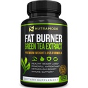 绿皮茶 提取脂肪燃烧器 配有 EGCG - Natural Appetite 抑制剂 - 健康体重损失 饮食药丸 快速适用于女性和男性-解毒代谢促进器