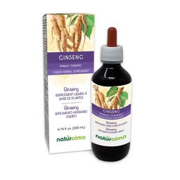 Naturalma Ginseng (Panax Ginseng) 根无酒精小叮当 - 6.76 fl oz 滴水液提取 - 草药补充 - Vegan