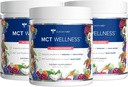Gundry MD MCT Wellness Powder to Support Energy, Ketone Production and Brain Health, Keto Friendly, Sugar Free (90 Day Supply, Watermelon Lemonade)