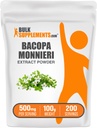 Bulk Assupports.com Bacopa 提取粉末 - Bacopa Monnieri 补充剂,草药补充剂 - Vegan & Gluten Free, 每人500mg, 100g (3.5 oz) (Pack of 1)
