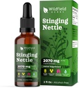 Stinging Nettle 根提取器 Dropps 2000mg (Urtica dioica L.) 草药补充剂 比Capsules更好,1个月供应,84年服务,无酒精丁香 - 2 Oz,包1