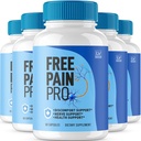 (5 Pack) Free Pain Pro Capsules,官方 Free Pain Pro 补充 Capsules 高级公式, Free Pain Pro Pills 全部自然支持整体健康, Free Pain Pro 公式审查, 300 Capsules