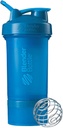 BlenderBottle Shaker 瓶装药丸组织器和蛋白质粉质ProStak系统的存储器,22-Ounce,青色