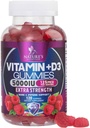 维生素D3 补充Gummy 5000 IU(125 mcg) 男女膳食维生素D - 骨、齿、肌肉和免疫健康支持,高概率VIT D3 自然的非GMO和Gluten免费 - 120 Gummies