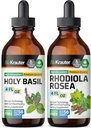 BIO KRAUTER 圣巴西纹章 4 Fl. Oz. & Rhodiola Rosea Tincture 4 Fl. Oz.