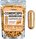 XPRS Nutra Cordyceps Mushroom Powder Capsules - 360 Count (180日供应) - 我们的Premium Cordyceps Mushroom Capsules 包含真实的蘑菇(Cordyceps Sinensis) 支持Stamina和性能