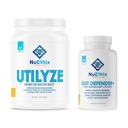 NuEthix 配方 微生物物质平衡和消化营养补充剂 Gut Defense+, 90 服务与Utilyze, 60 旅行包