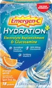 Emergen-C 水分+ 运动 饮用与维生素C的混合(18个伯爵,橙色spritz Flavor与Glucosamine),电解补液,0.34 Ounce 粉包