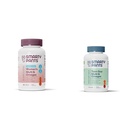 SmartyPants Women's Multivitamin Gummys,无糖:Biotin, Methylfolate, Omega 3(ALA),维生素D & Ten Guy 多维生素Gummys: Omega 3 Fish Oil (EPA/DHA),维生素D3,C,维生素B12,B6