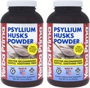 Yerba Prima Psyllium Husk粉 12 oz(包2) - 天然纤维补充剂