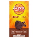 Metamucil Fiber Thins, Psyllium Husk Fiber 补编,消化健康支持和满足饥饿,巧克力燃烧,12种服务