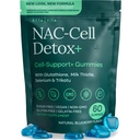 无糖 NAC Gummys, N Acetyl Cysteine 配有牛奶硝酸酯,Glutathione,Trikatu & Selenium, 配有能源,呼吸卫生,利弗解毒和清洁,肾脏,抗氧化剂支持