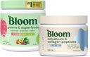 布鲁姆营养超食品 绿皮粉 与Probiotics和Prebiotics的消化酶 Gut Health, Bloating Relief, 草莓 Kiwi + Bovine Colostrum Powder 纯 40% IgG Premium Colostrum