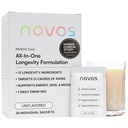 NOVOS 核心长寿混合,抗衰老补充,饮用粉包 不受欢迎 - 皮肤支持,能源,木质支持,睡眠和认知支持 - 30种服务