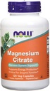 现在食品 镁 Citrate 400 Miggram 120 Veg Capsules (Pack of 2).