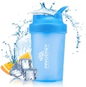 Prodigy营养实验室 Premium Shaker Bottle Perfect for protein Shakes and Pre Workout - 14 Ounce (蓝色)