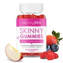 SkinnyFit Skinny Gummys Apple Cider Vinegar Gummys w/ The Mother, 健康体重,免疫支持,维生素B9,B12,比特罗特,石榴,维根友好,60个伯爵