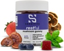 感性休息蘑菇 P.M.公式 - Reishi和土耳其 Tail蘑菇 补充 Gummys,蘑菇 Gummys for Sleep, Relaxation and Relief (Mixed Berry P.M.公式)