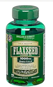 荷兰和巴雷特植物种籽 Linseed Oil 60 Capsules1000mg/Omega-3,6&9
