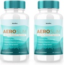 (2 Pack) AeroSlim Capsules - AeroSlim 高级体重健康膳食补充剂,最大强度全自然药丸用于靶贝利脂肪,重量管理公式,Aero Slim (120 Capsules)