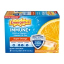 Emergen-C Imune + 三元动作Imune 支持粉,BetaVia(R),1000mg维生素C,B维生素,维生素D和抗氧化剂,超级橙,返校基本知识 – 30 Counter