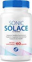 Sonic Solace - 保持健康听力的高级公式,耳部健康官方Sonic Solace,全自然支持整体健康,SonicSolase Review (60 Capsules)