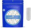 Capsuline 彩色尺寸 0 空 Gelatin Capsules White/White 5000 Counter 北美和南美制造的 | Kosher & Halal 认证的 | Gluten Free