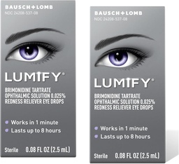 LUMIFY Redness Reliver Eye Drops 0.08 fl oz (2.5 mL) 包装 2